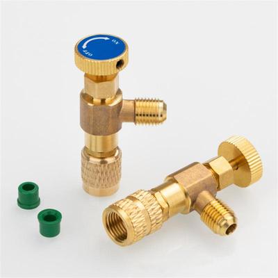 Air Conditioning Coolant Economic Be In Common Use R410 R22 Connection Adapter Connector High Hardnes 1/4" Male - 5/16" Female.