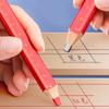 12 Pcs Carpenter Pencils Construction Pencils Black/Red Carpenter Pencils for Woodworking Marking