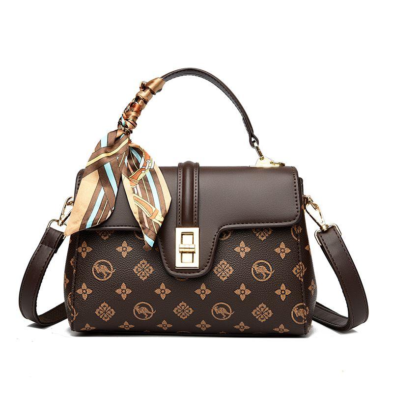 

Kangaroo Handbags Genuine Leather 2025 Summer New Shoulder Women s Bag Shoulder Light Luxury Small Bag High Sense Mother Bag Brown