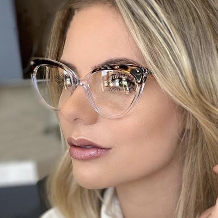 TR90 Retro Cat-Eye Anti-Blue Light Glasses Frame for Women