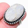 Moonstone Rough Gemstone 925 Sterling Silver Jewelry Ring Size 7 D092