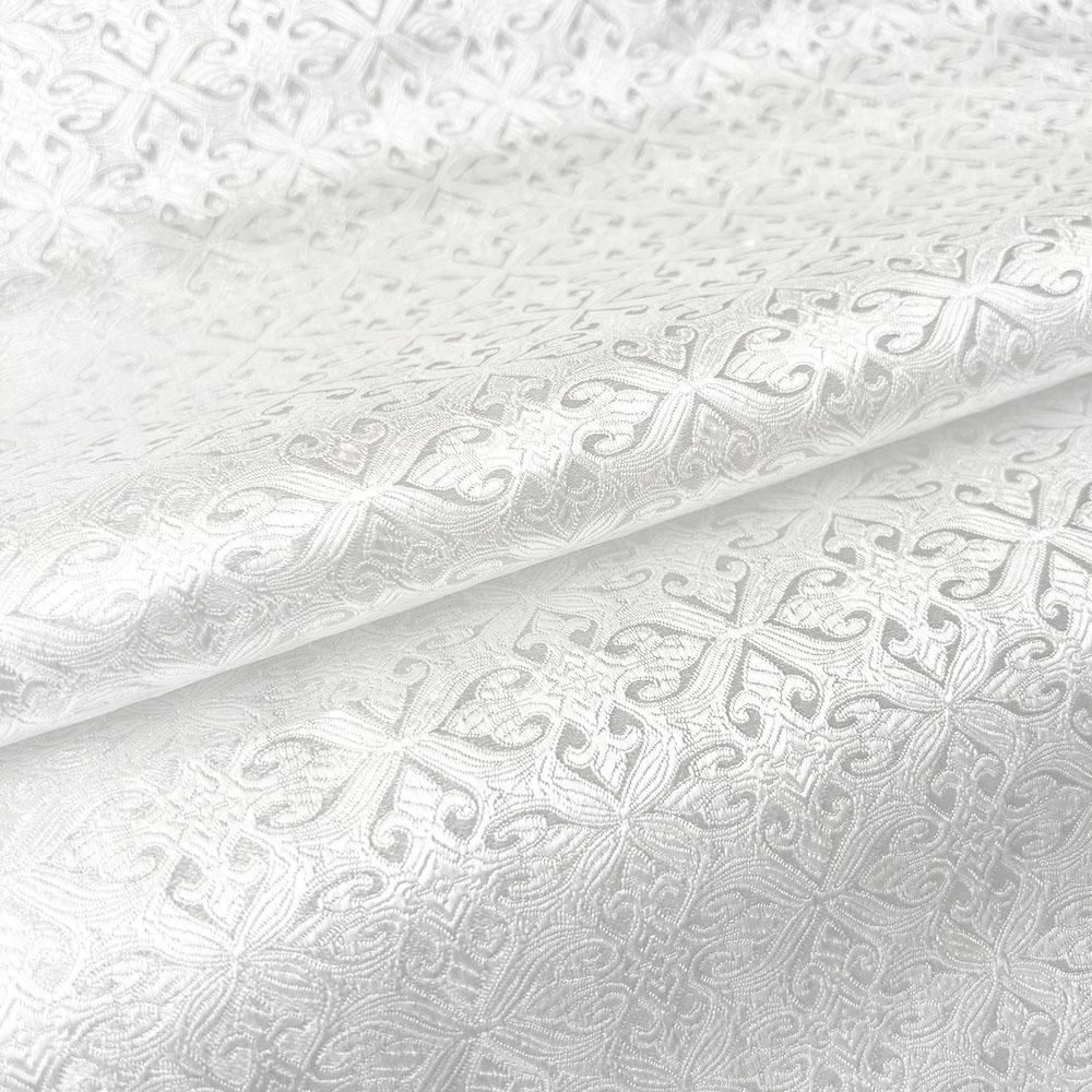 Jacquard Brocade Fabric Damask Flower Patterned Faux Silk Trim Cheongsam Children Costume Hanbok DIY Dress Doll Clothes Material