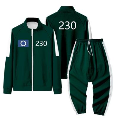 Men Cosplay Suit Set Long Sleeves Sport Sweatshirt Drawstring Elastic Waist Trousers Set Cosplay Carnival Costume Party Props