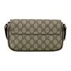 Gucci Ophidia Podwójne G Logo Zapięcie na zatrzask Płótno i Skóra Mini Torba na Ramię Damska torba na ramię Brązowy 764961-96IWG-8745