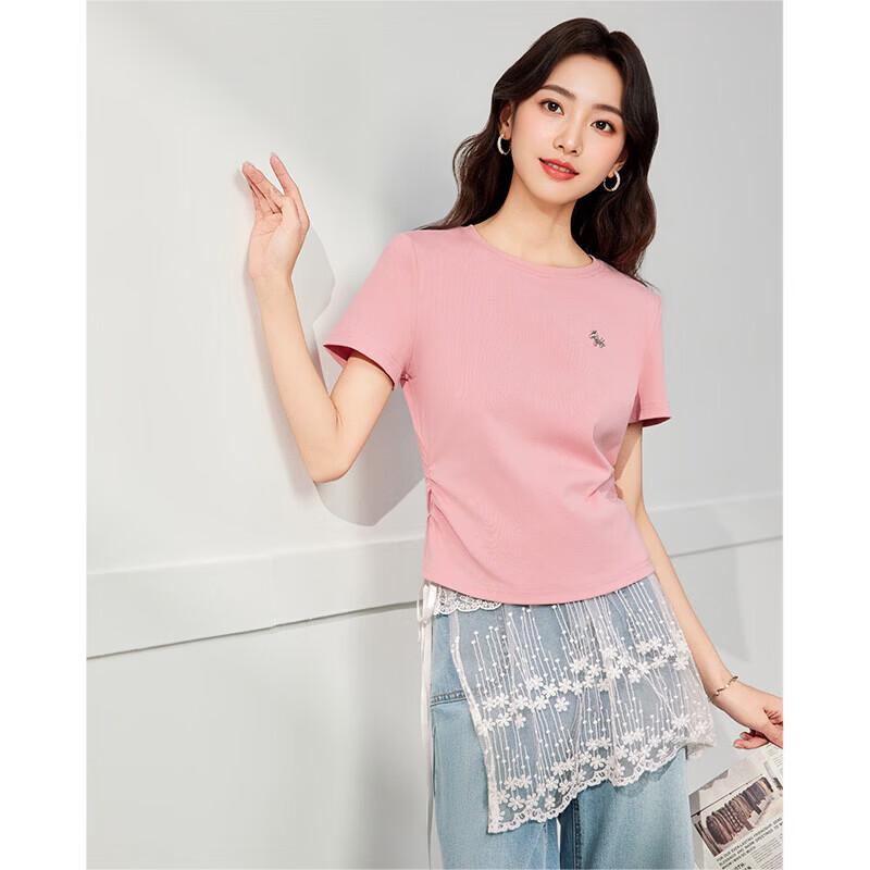 IEF Women's Korean Style Slim Fit T-shirt