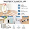 66 Meters Transparent Tape 10mm Width Drawing Transformer Tape Warning Marking Tape  For Drawing