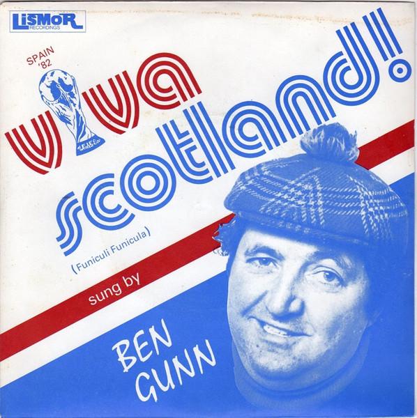 7-дюймовая пластинка BEN GUNN Viva Scotland Funiculi Funicula LISP2006 LISMOR 1982 UK Pop Б/у