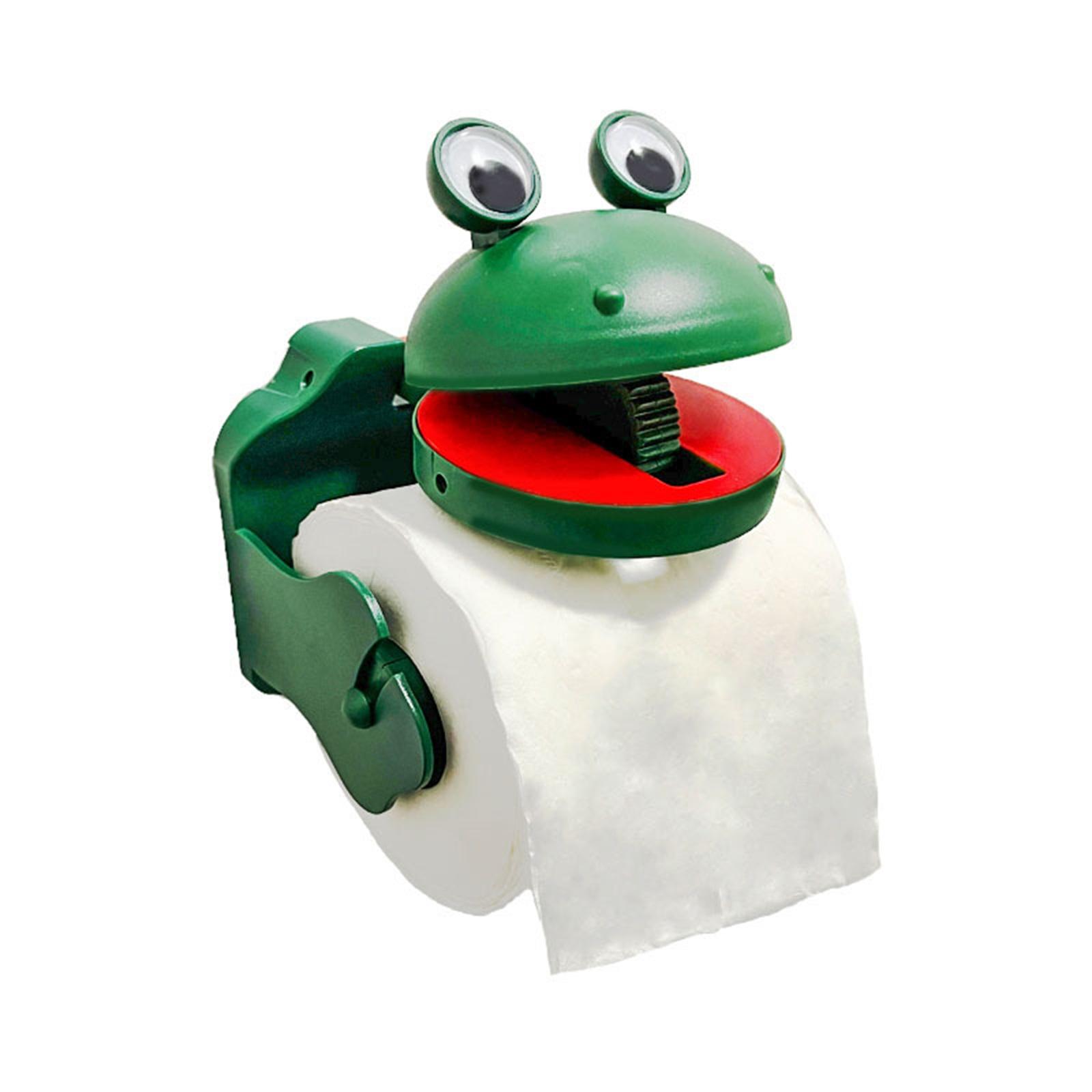 

Toilet Paper Holder - Adorable Bathroom Tissue Dispenser & Shelf, Cute Animal-Themed Decor For Kids Bathroom And Powder Room One Size