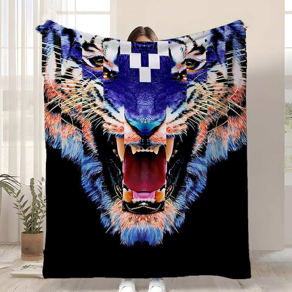 

Trend Brand M-Marcelo Burlon Throw Kid-Friendly Flannel Throw Blanket Soft Warm Anti-Static Washable All Season 75x90cm
