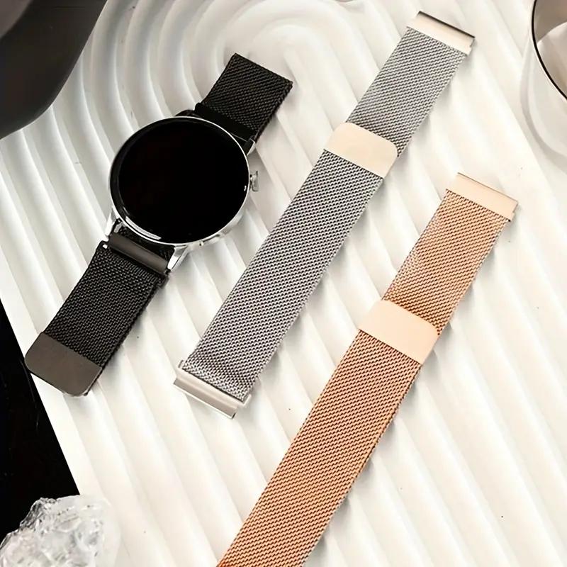 Milanese loop band for Samsung Galaxy Watch 7-FE-6-5-4-Classic 20mm 22mm Metal magnetic bracelet Huawei watch GT 5-4-3-2 strap
