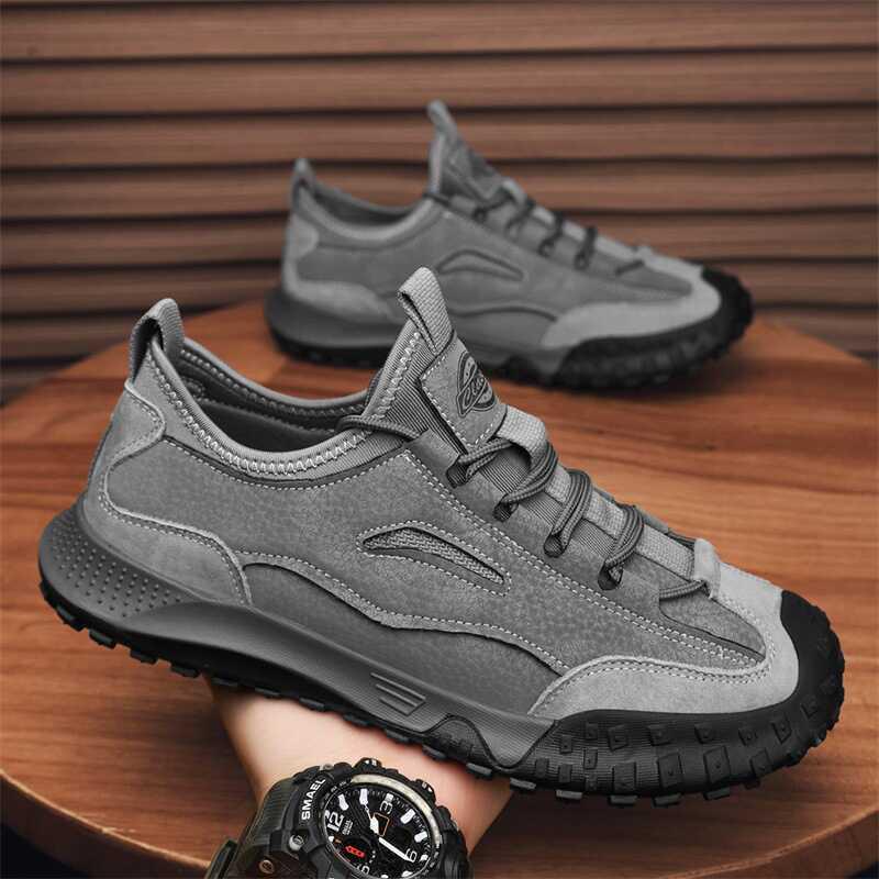Herbst 2024 Herren Rutschfeste Sportliche Freizeitschuhe für Arbeit, Outdoor, Klettern und Arbeitsschutz.