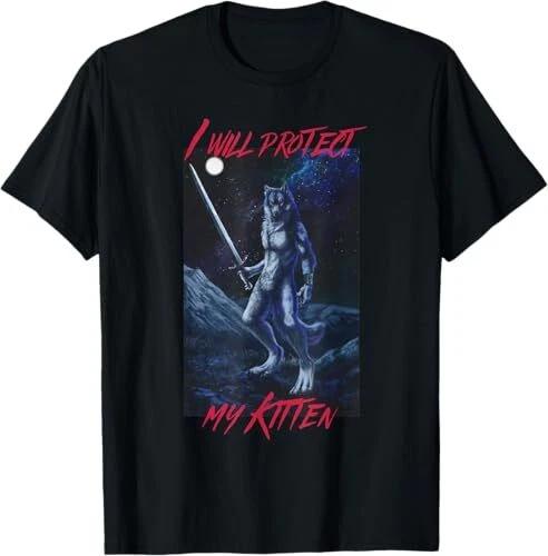 NEW LIMITED Werewolf Ripping Meme Alpha Wolf Werewolf Literally Me T-Shirt XXXL