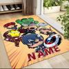 Custom Name "Spider-Man: Web Heroes" Carpet Rug Customizable Soft Washable Anti-Slip Home Living Room Sofa Mats Personalized Rug. 090916