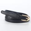 One-piece women's black dual-use wide belt new style with dress coat detachable belt