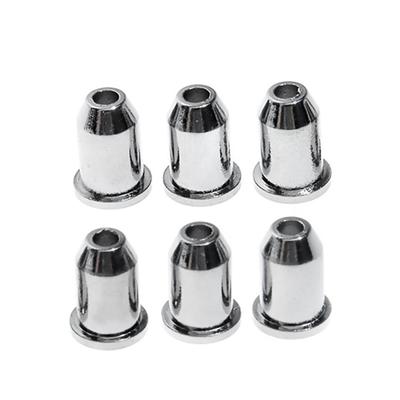 6Pcs/set Guitar String Through Body Ferrules Caps Mounting Buckle Guitar String Ferrules Bushing for Electrical Guitars