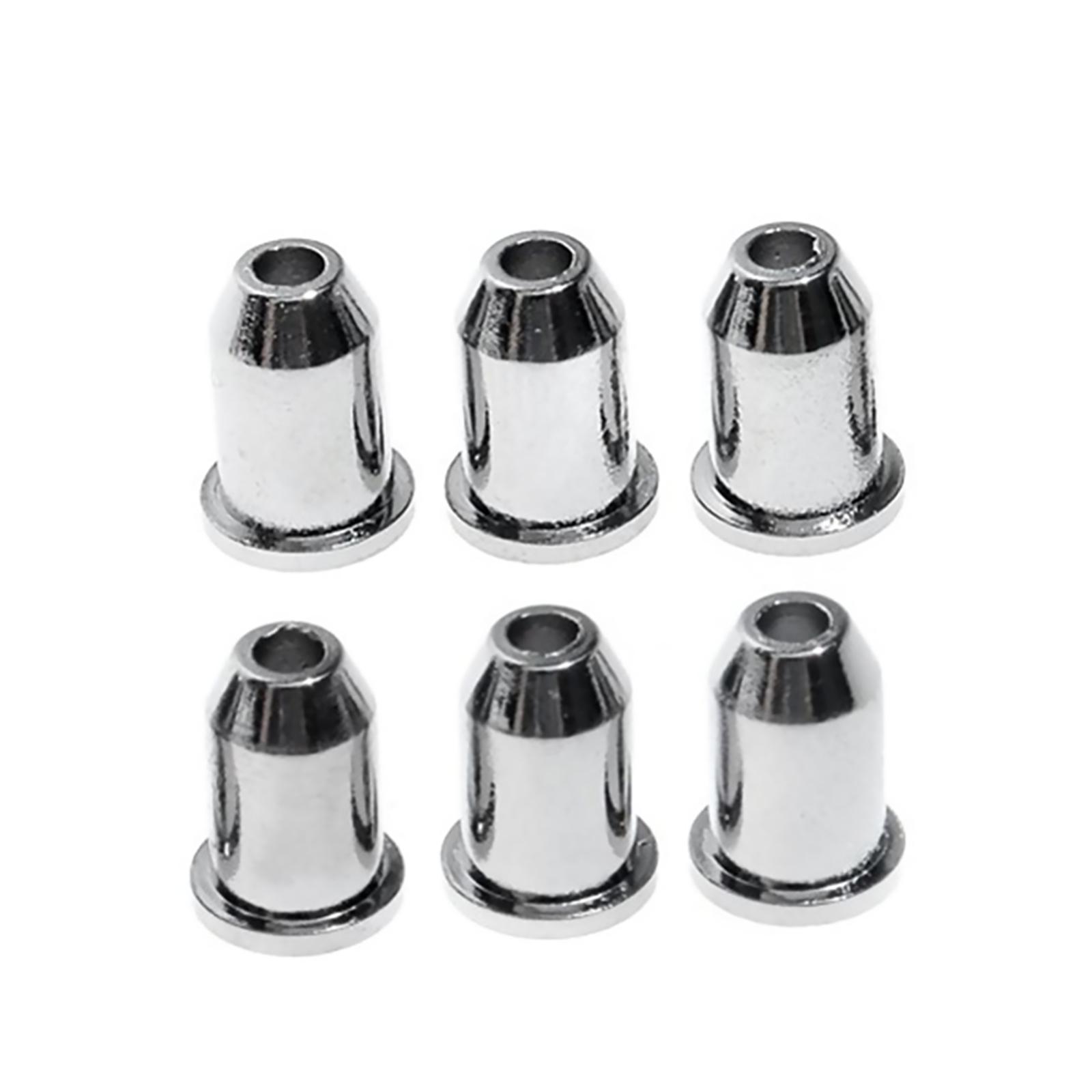 

6Pcs/set Guitar String Through Body Ferrules Caps Mounting Buckle Guitar String Ferrules Bushing for Electrical Guitars United States