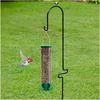 Hanging Wild Birds Feeder Portable Large Capacity Outdoor Bird Food Container for Garden Yard Tree Small Bird Feeding Supplies