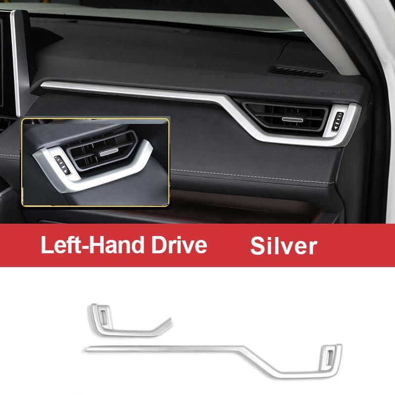 For Toyota RAV4 XA50      2024 Hybrid Car Central Control Dashboard Air Outlet Vent Strip Trim Cover Sticker