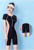 [VOKLLIYU] Women's Swimsuit, Short Sleeve One-Piece, Soft To the Touch, Slimming and Body-Shaping Swimsuit, UPF50+, for Pool, Travel, Beach, Hot Sprin