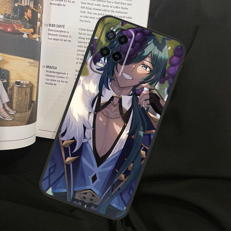 Coque de téléphone Genshin Impact Kaeya pour Oppo A74 A94 A54 A18 A38 A58 A78 A98 A40 A60 A80 A16 A76 A96 A15 A57S A17 A77