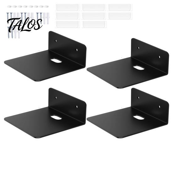 Modern Home Decor Wall Accessories Mounted Floating Shelves Set, Durable Acrylic Ledge Shelves, Space Adhesive for Figures Saving Storage Security
