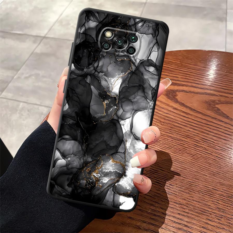 Case for Xiaomi Poco F8 C75 F1 C50 C71 F3 C61 M3 M4 M7 X3 X4 X5 X7 Pro M5 Funda Phone Cover Minimalist Pattern