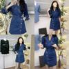 Street Style Denim Dress With Polo Collar For Fall Womens Fashion