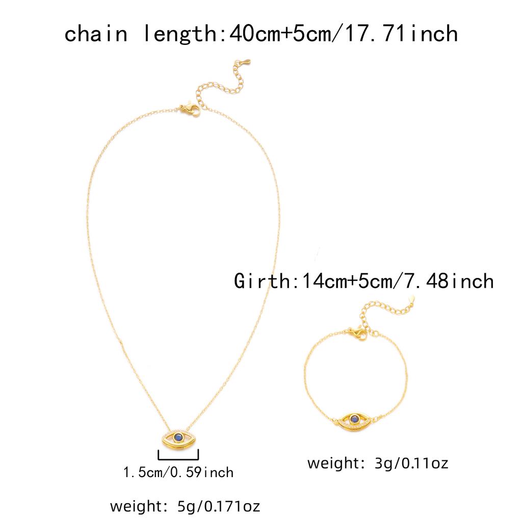 Luxus Vergoldete Zirkon Blaues Böses Auge Anhänger Halskette für Damen Exquisite Türkische Glücksbringer Schlüsselbein Kette Halskette Schmuck Geschenk