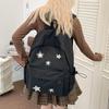 Women's College Style Backpack - Japanese & Korean Star Design for Students