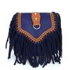 Bohemian Tassel Messenger Bag Sen Series Women'S Bag Newest Fashion Retro Shoulder Frosted Messenger Bag Women Leather