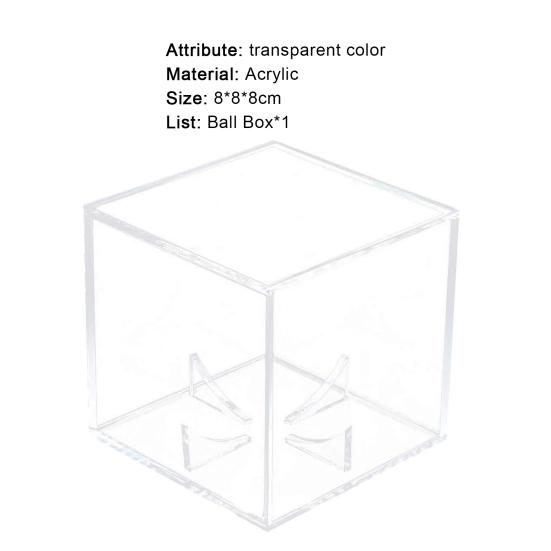 Beyzbol Vitrin Şeffaf Depolama Dayanıklı Kare Beyzbol Gösteri Kutusu Spor Malzemeleri