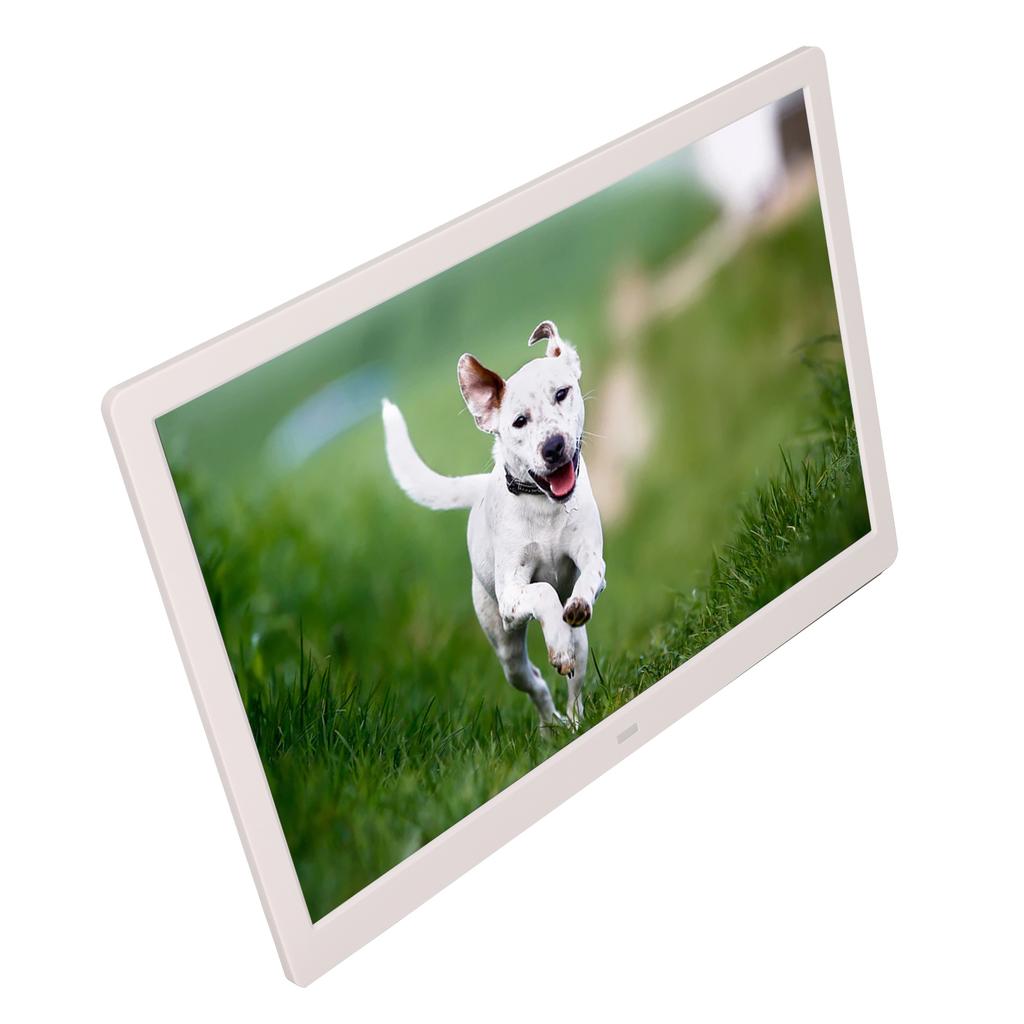 Digital Photo Frame 15.4 Inch 1080P HD Video Stereo Music Calendar Alarm Clock Electronic Picture