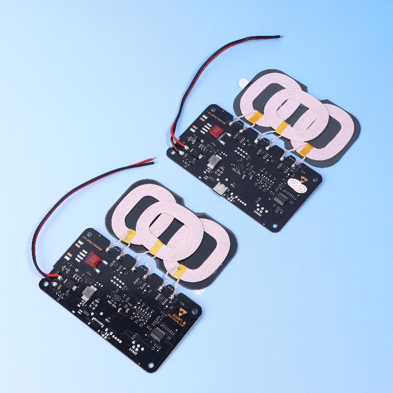 {MX} DC9-32V 3-Coil Type-C Interface Car Wireless Charging Module 20W Wireless Charger Transmitter Module