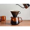 KINTO SEPIA Jug, 4 Cups, Amber, Microwave and Dishwasher Safe, with Graduations, 21749