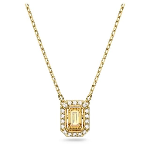 Voguish Fashionable Trend Women 'S Jewelry Colorful Crystal Stone Necklaces Shiny Rings Big EarringsFashion Necklaces