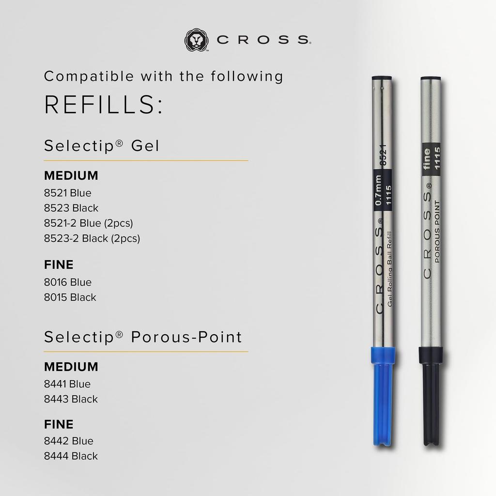 CROSS Bailey Light Rollerball Pen White NAT0745-2