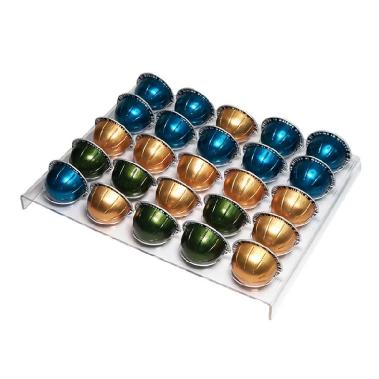 Clear Acrylic Coffee Pods Rack Coffee Pods Stand Coffee Pods Shelf Acrylic Coffee Pods Holder Suitable for Coffee Pods 1