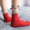 3Pairs/Set New Winter Warm Christmas Socks Deer Elk Xmas kawaii Xmas Socks for Women Girls New Year Gifts Stylish Sokken