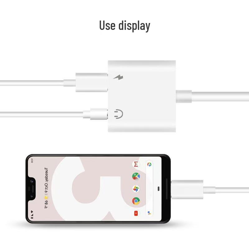 Samsung S22 To iPad PD Fast Charge Type-C To 3.5mm Headphone Adapter