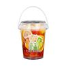 1000ml Disposable Fruit Tea Cup - Large Capacity Handheld Bucket for Milk Tea