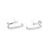 Kabuya [U-shaped geometry] light luxury trend, unique personality, simple earrings zk207