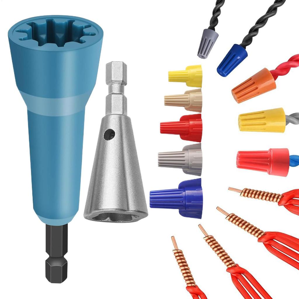 Drahtzwirbelwerkzeug für Bohrmaschine, Zwirbelantrieb, Profi-Elektrikerwerkzeuge, Kabelabisolierer für Industriearbeit, Bau