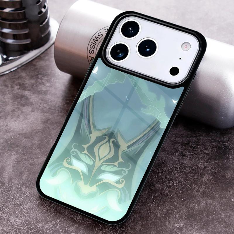 Genshin Impact Icon Phone Case for iPhone 17 16 15 Pro Max Air 14 13 12 11 Plus Shockproof Cover