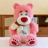 Little Fish Pocket Bear Plush Toy Children's Sleeping Pillow Cover Dolls Exchange Scarf Bear Car Ornaments