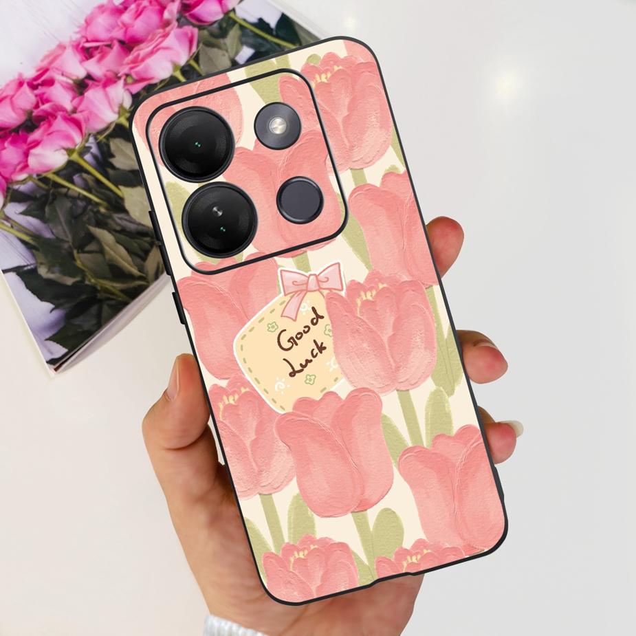Für Infinix Smart 7 HD Hülle X6516 Luxuriös Beliebt Bemalte Abdeckung Weiche Silikon Handyhülle Für Infinix Smart 7 Plus Smart7 HD Schale