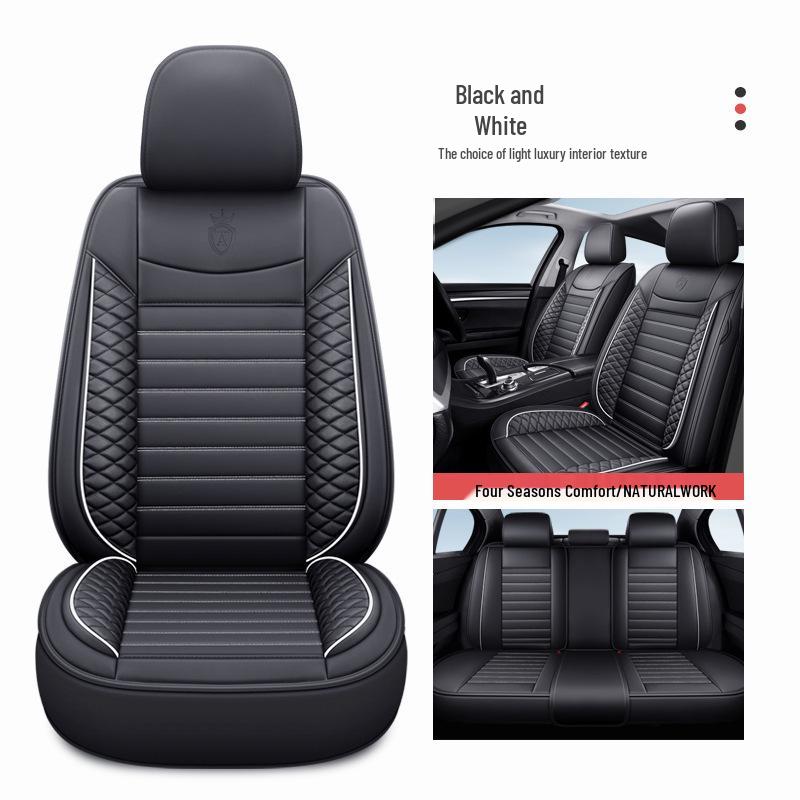 Ganzjahres-Leder-Autositzbezug - Vollständiges Polster für SUV, Limousine, LKW