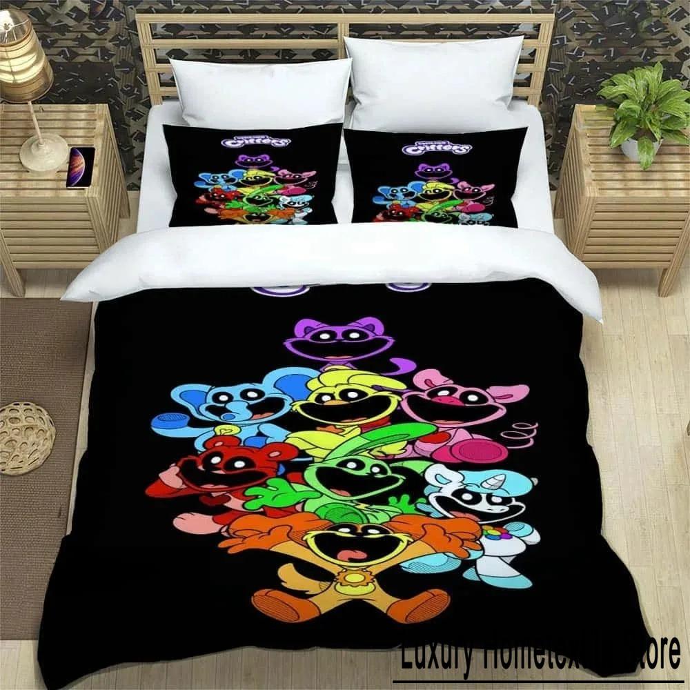 3D Cartoon S-smiling Critters Bedding Sets Exquisite Bed Supplies Set Duvet Cover Comforter Set Bedding Set Luxury Birthday Gift
