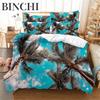 Beach Coconut 3D Tree Duvet Cover Ocean Beach Plants Bedding Collection Comforter Cover Collection For Boy Girls Bedroom Decor Bedding Collections