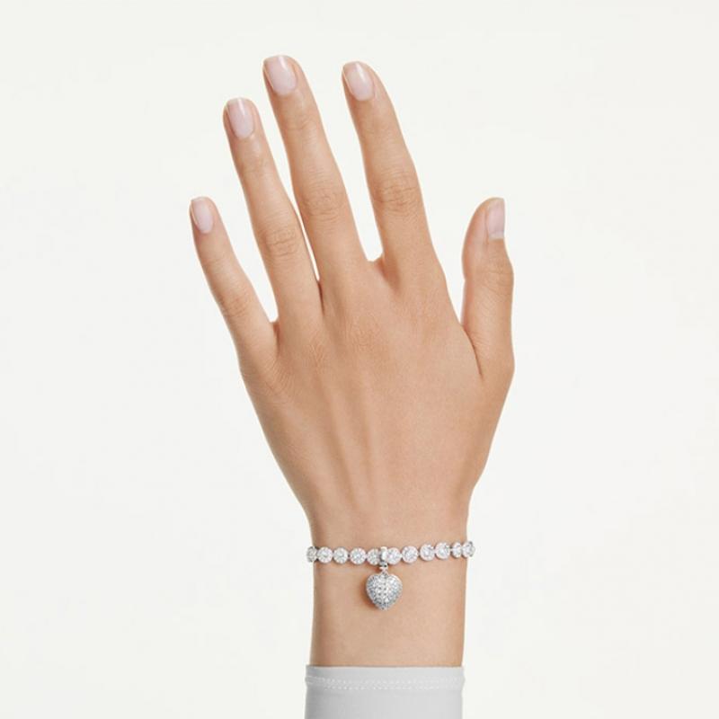 Swarovski Idyllia Charm Rhodium Heart