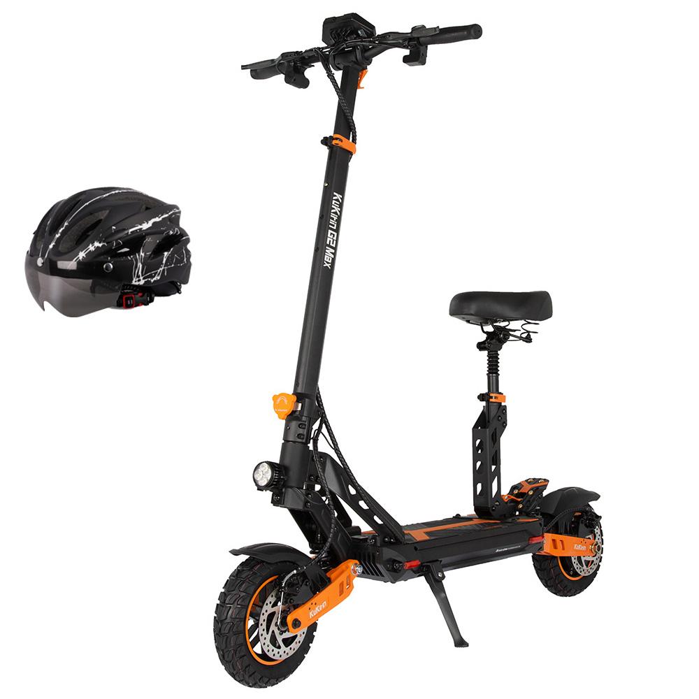 Elektrikli Scooter Katlanabilir Kukirin G2 Max 1200W Motor Elektrikli Scooter Yetişkin İçin Maksimum Hız 55KM/s 48V 20.8AH Menzil 70Km Yük 120kg